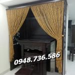 Rèm mành phòng thờ hạt gỗ hạt nhựa tại P. Tân Bình